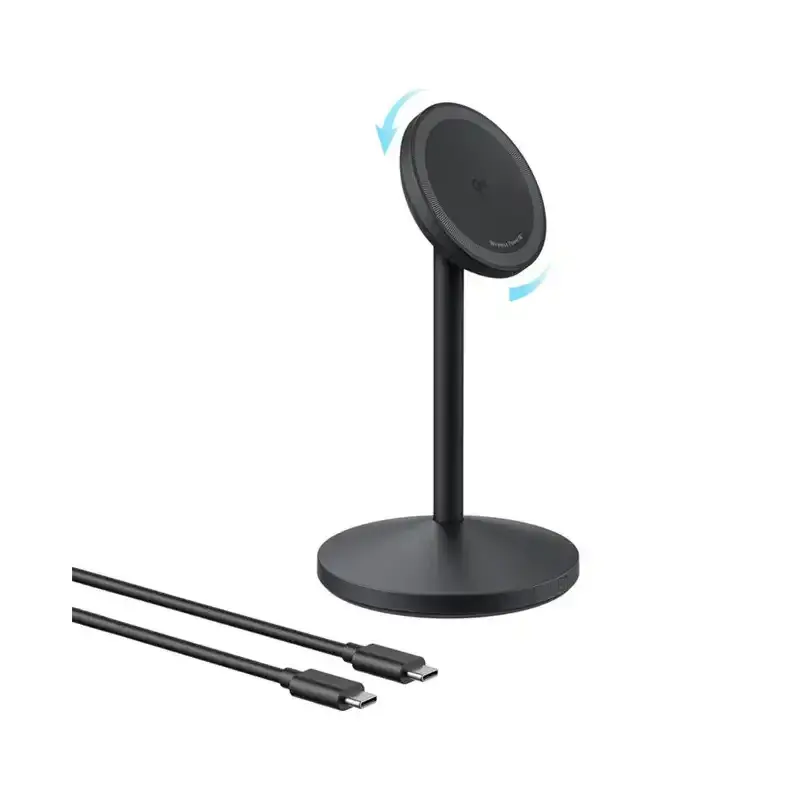 پایه نگهدارنده و شارژر بی‌ سیم انکر مدل Qi2 A25X1